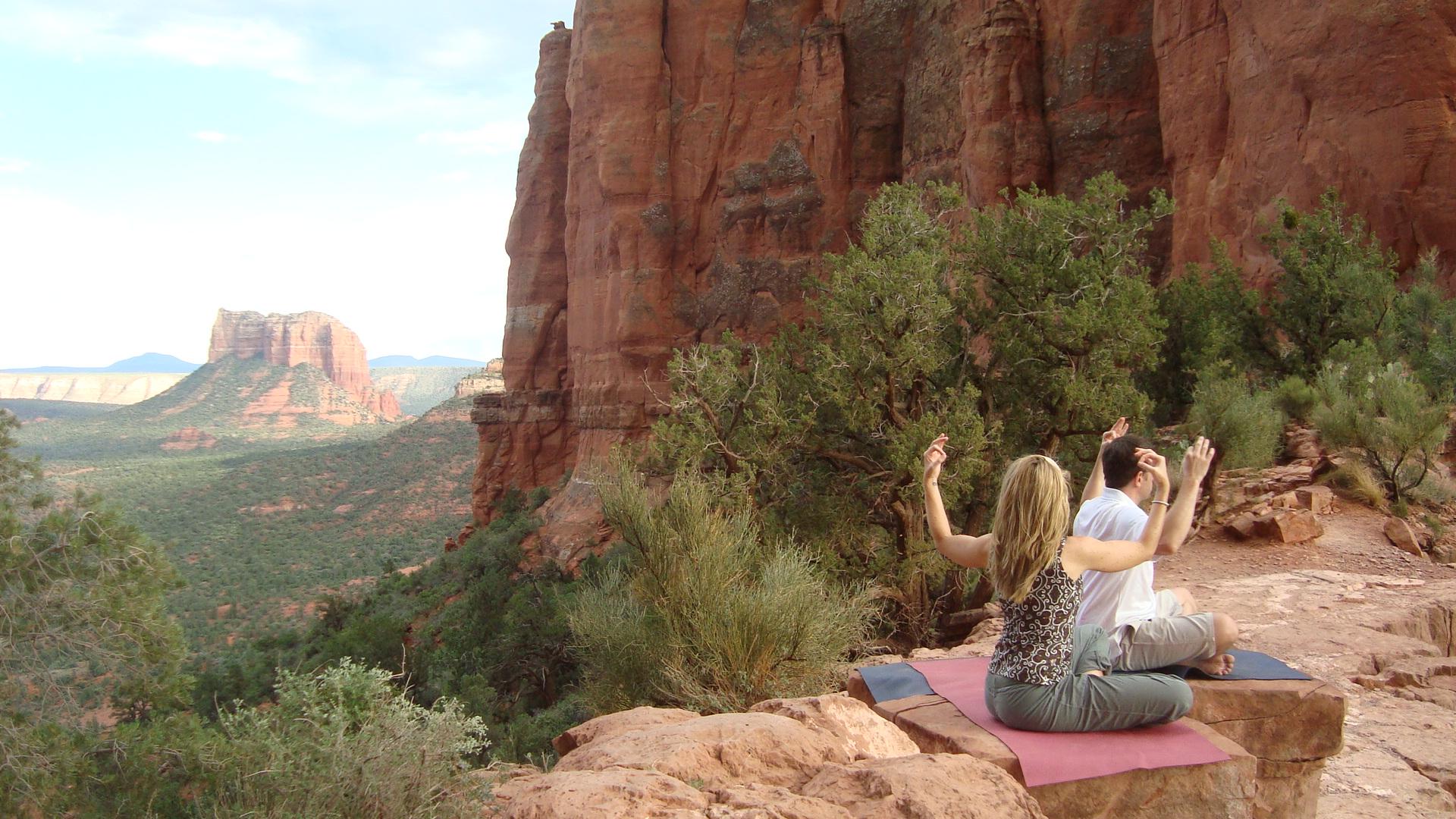 Vortex Yoga Hiking In Sedona