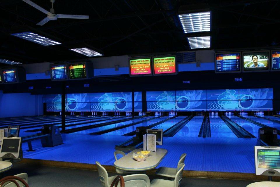 Strikes and Spares Entertainment Center