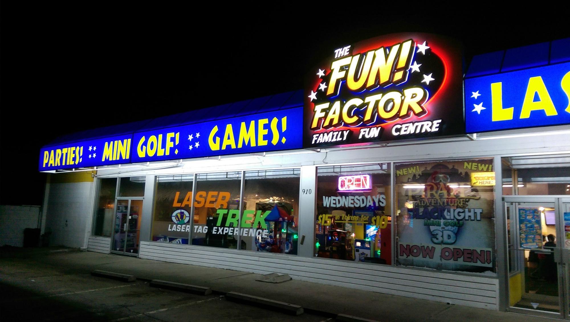 The Fun Factor Fun Centre - Laser Tag, Bowling, Bumper Cars