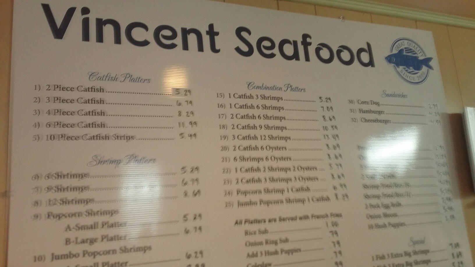 Vincent Seafood