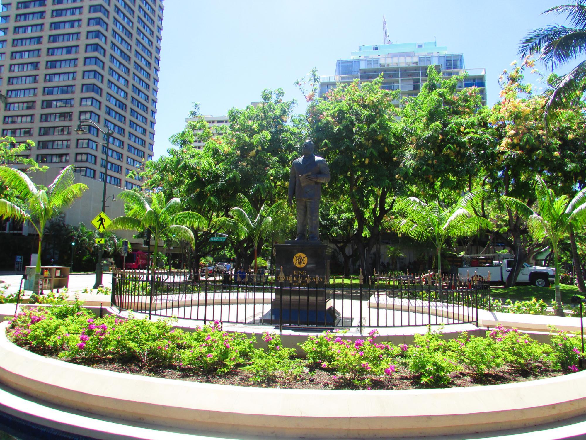 King David Kalakaua Statue