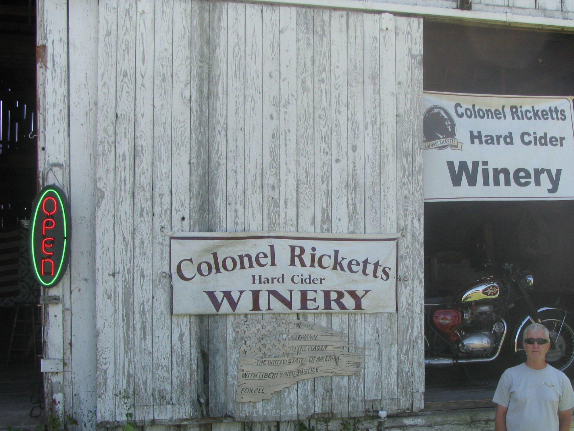 Colonel Ricketts Hard Cider