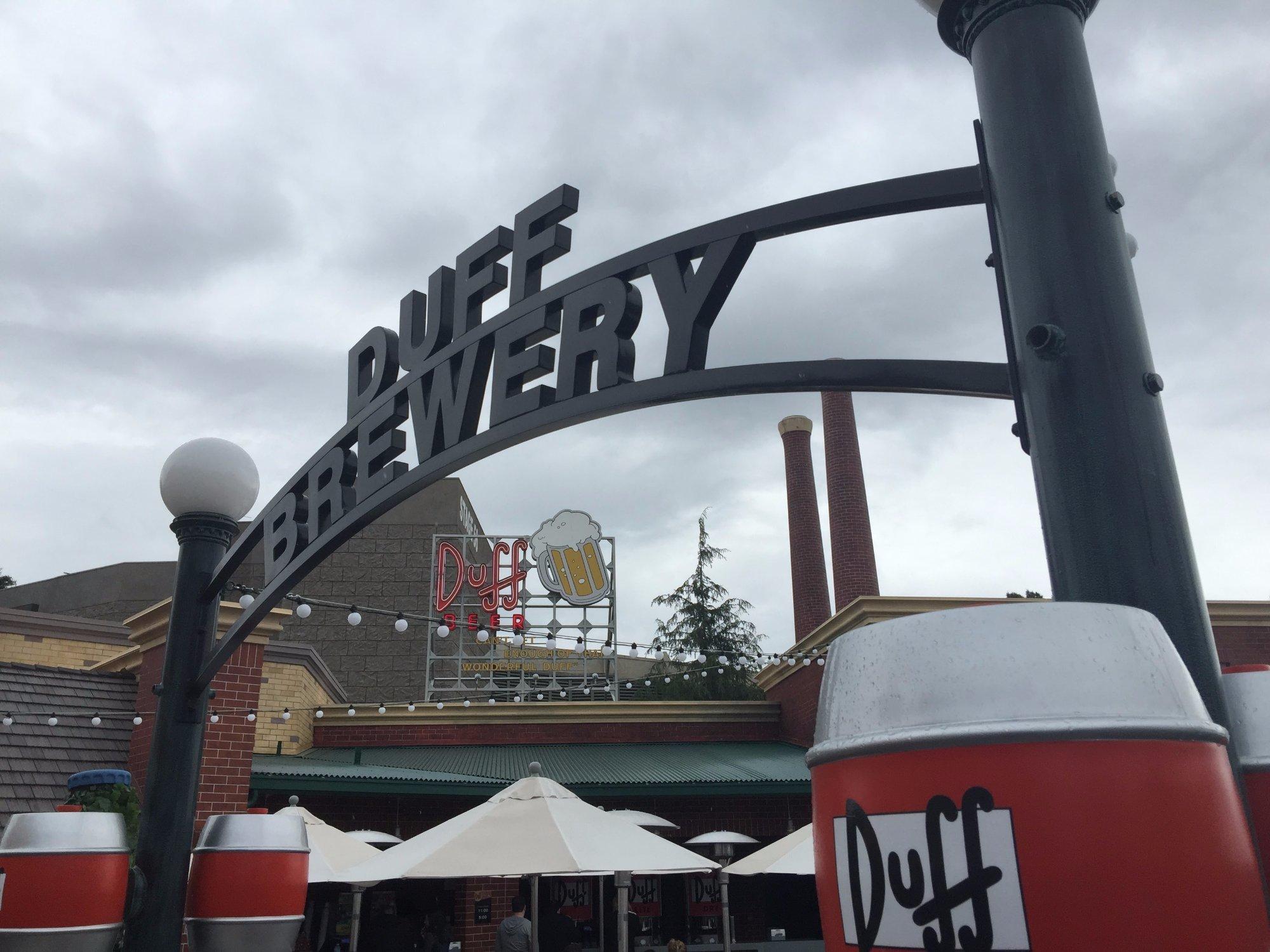 Duff Brewery Beer Garden