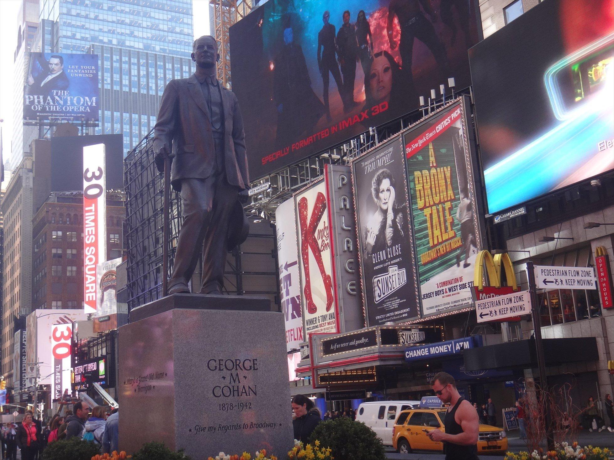 George M. Cohan Statue