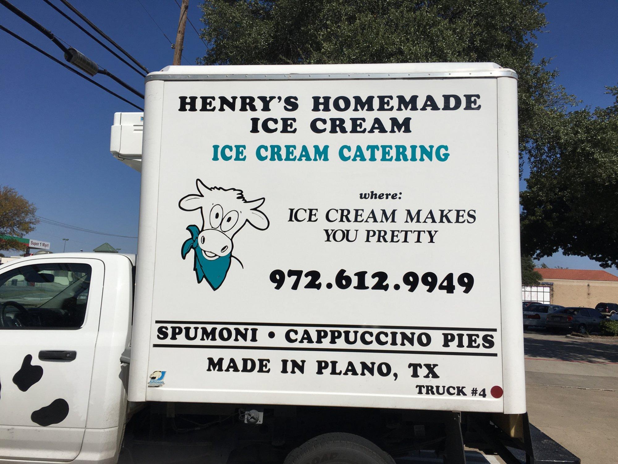 Henry's Homemade Ice Cream