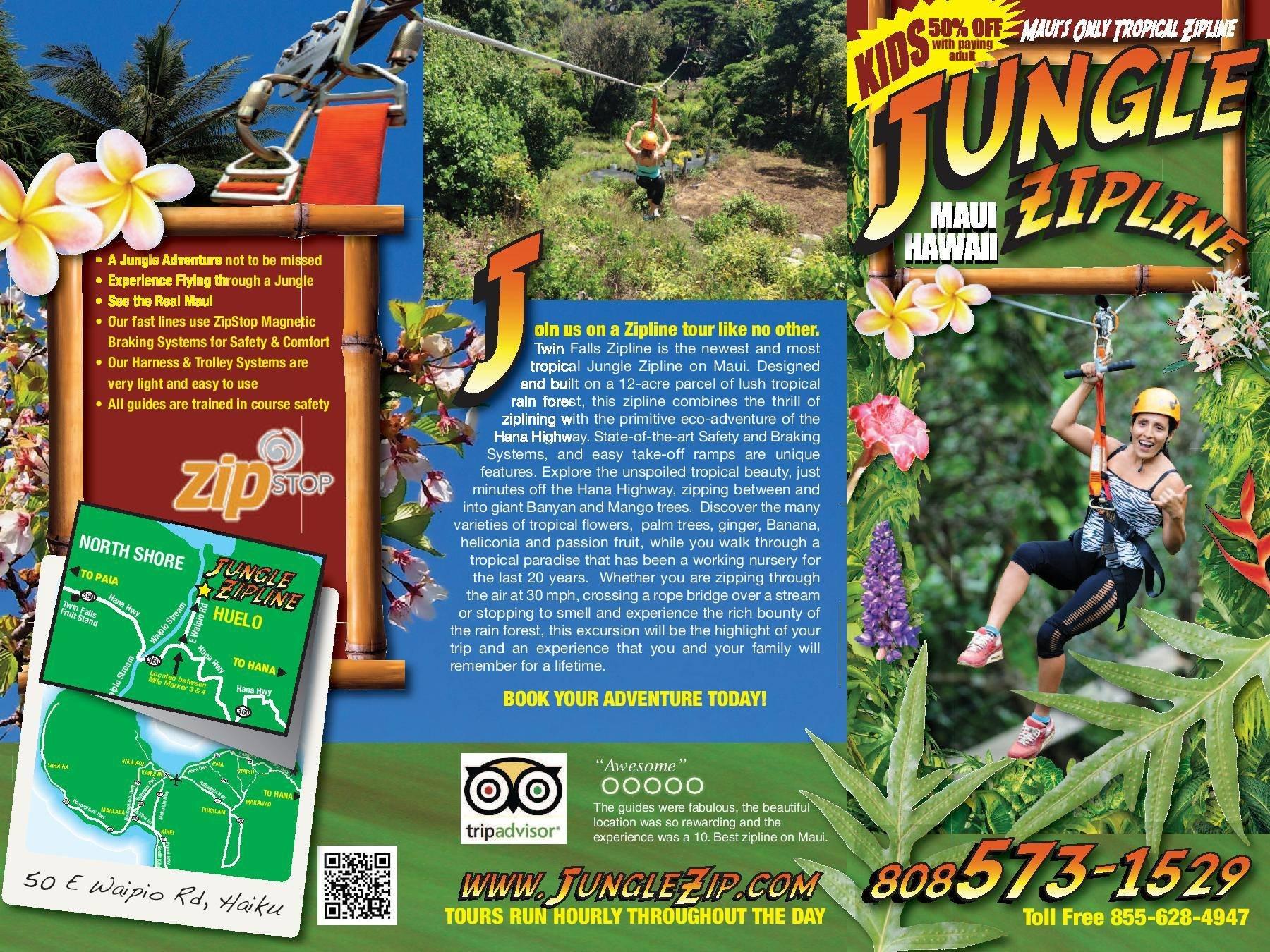 Jungle Zipline Maui