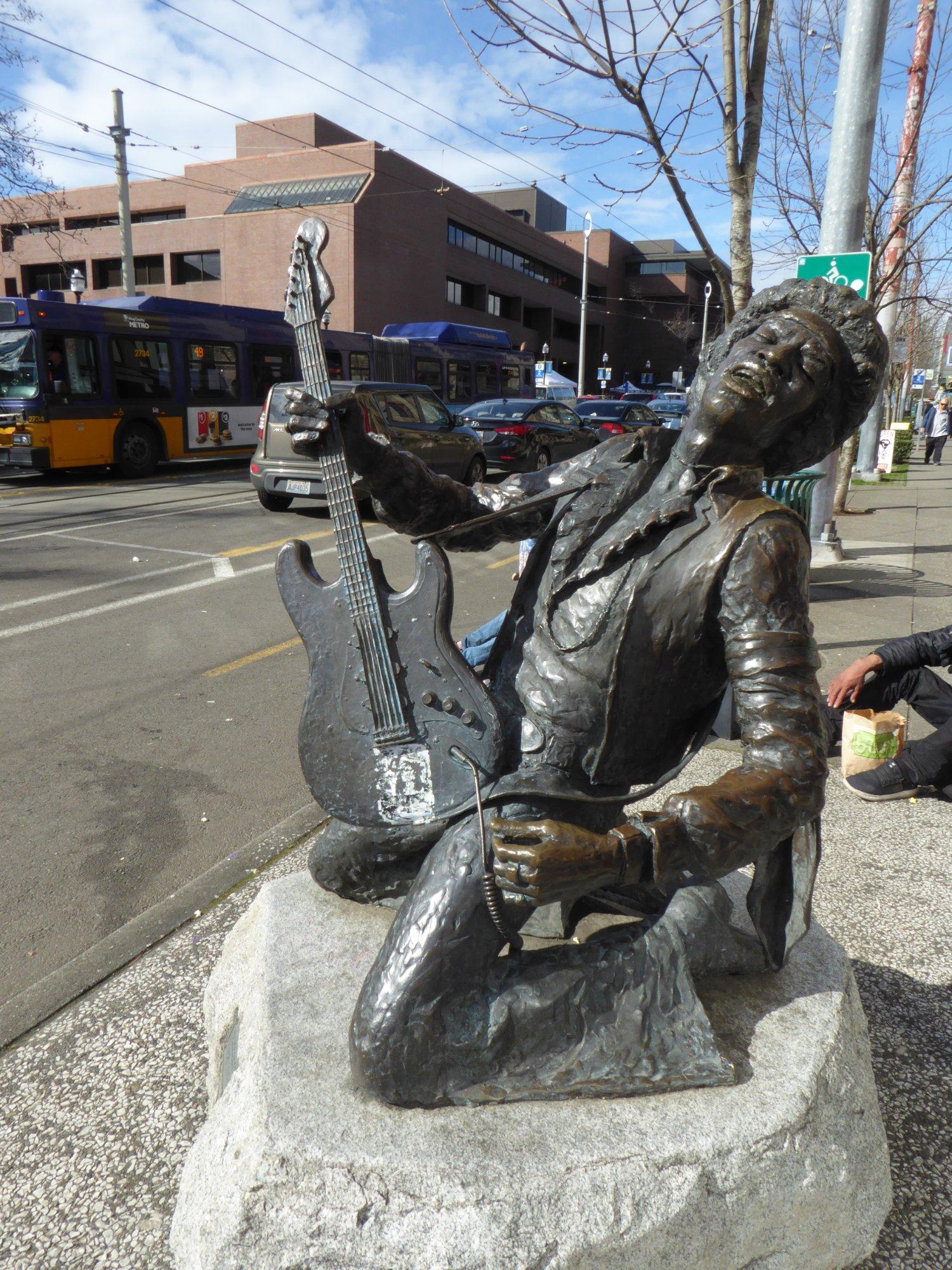 Jimi Hendrix Statue