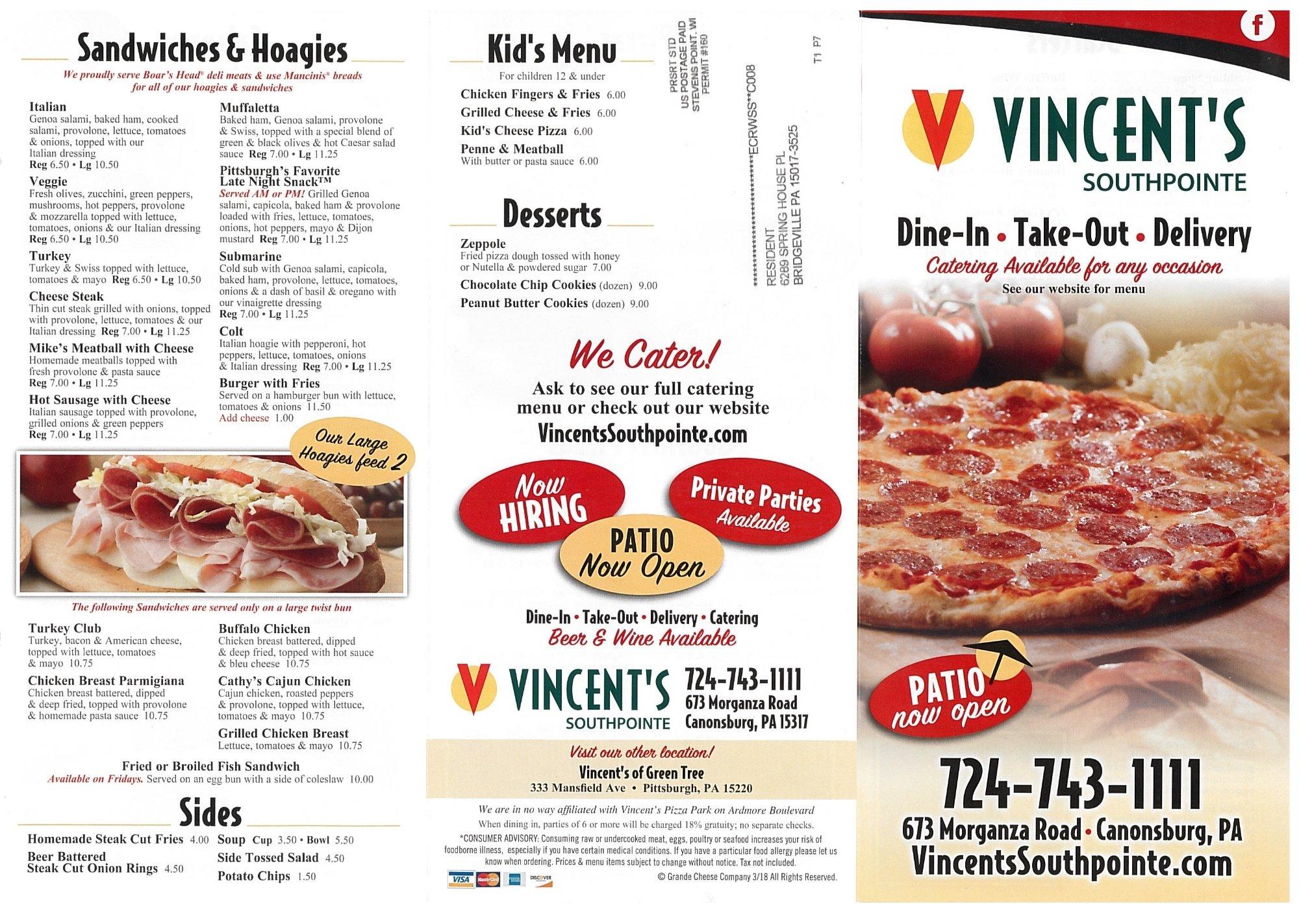 Vincent's Southpointe