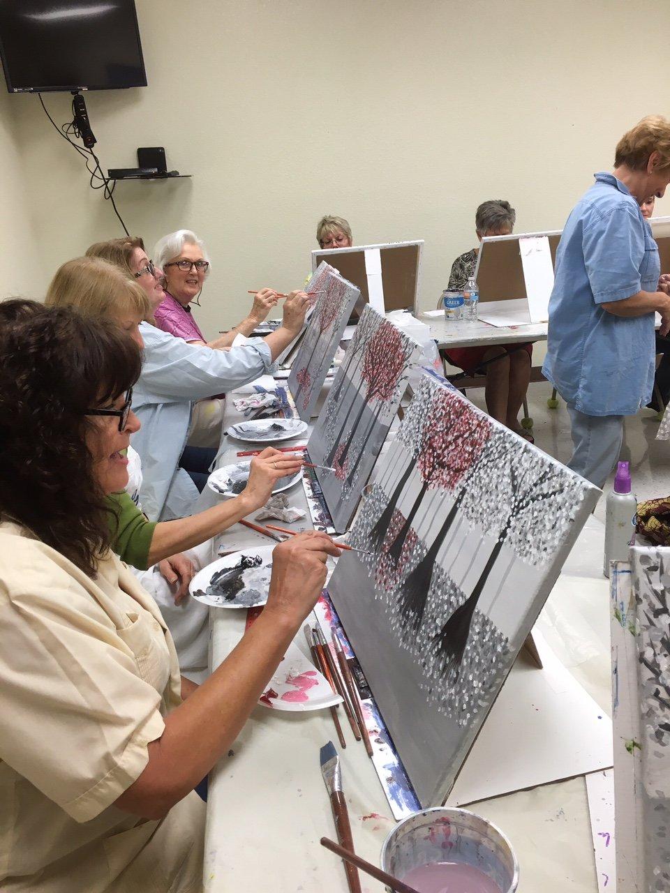 Trish Henkel Art- Paint and Take Workshop