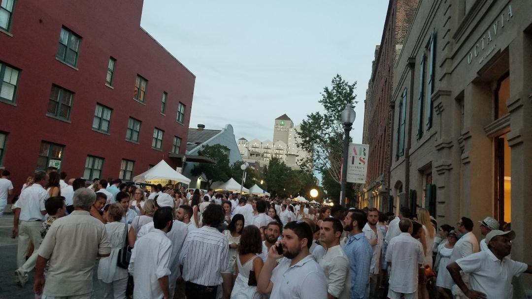 Whitney White Linen Night