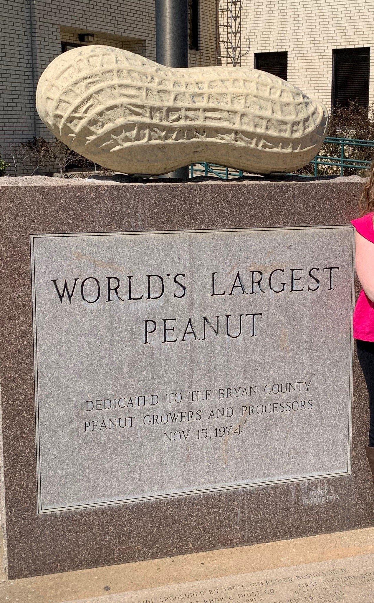 World's Largest Peanut