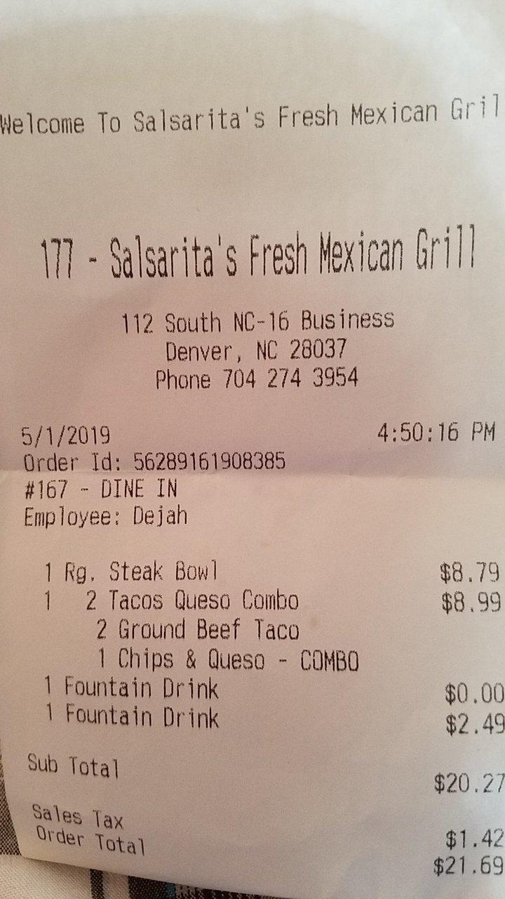 Salsarita's Fresh Mexican Grill