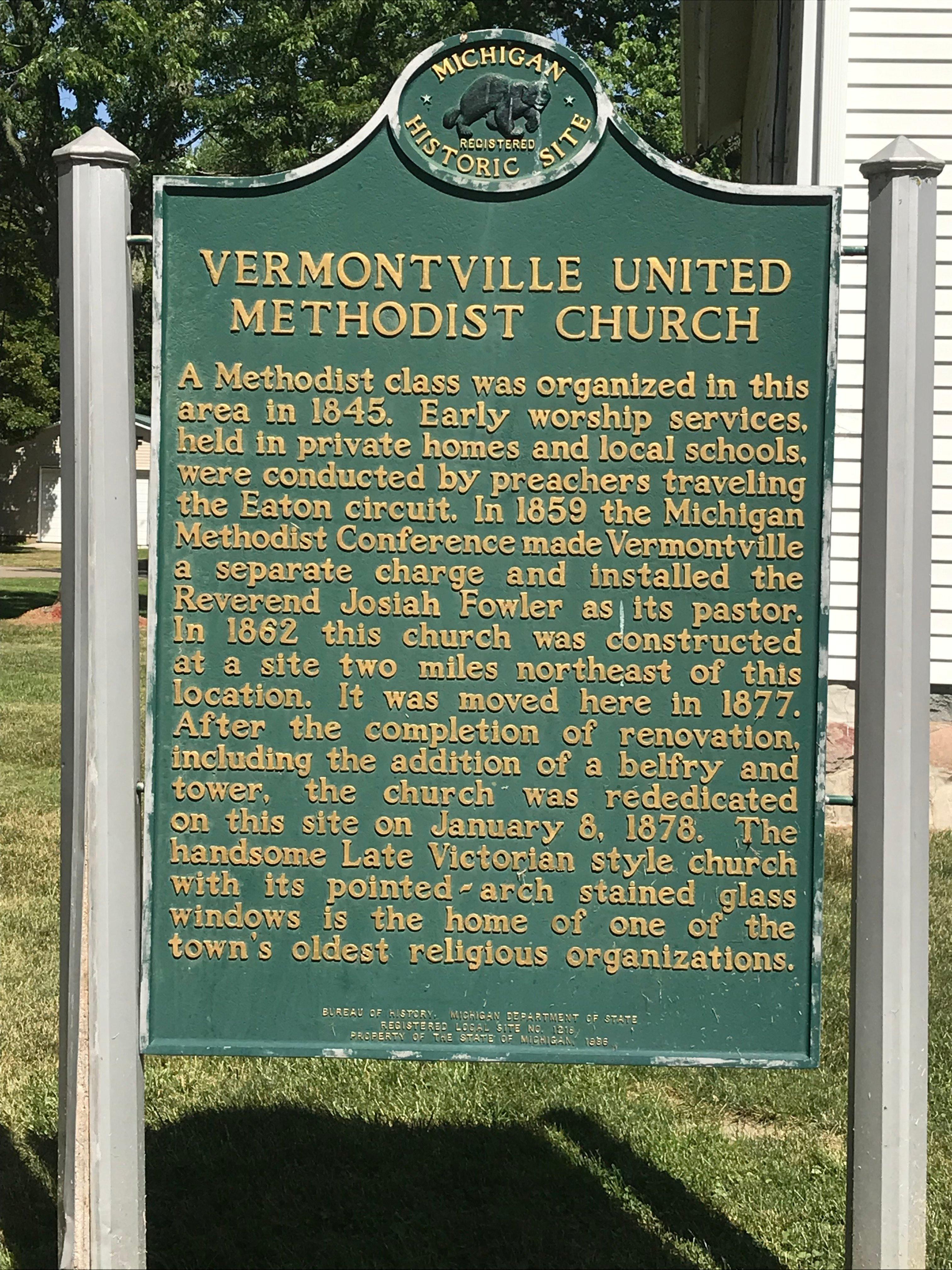 Vermontville United Methodist Church