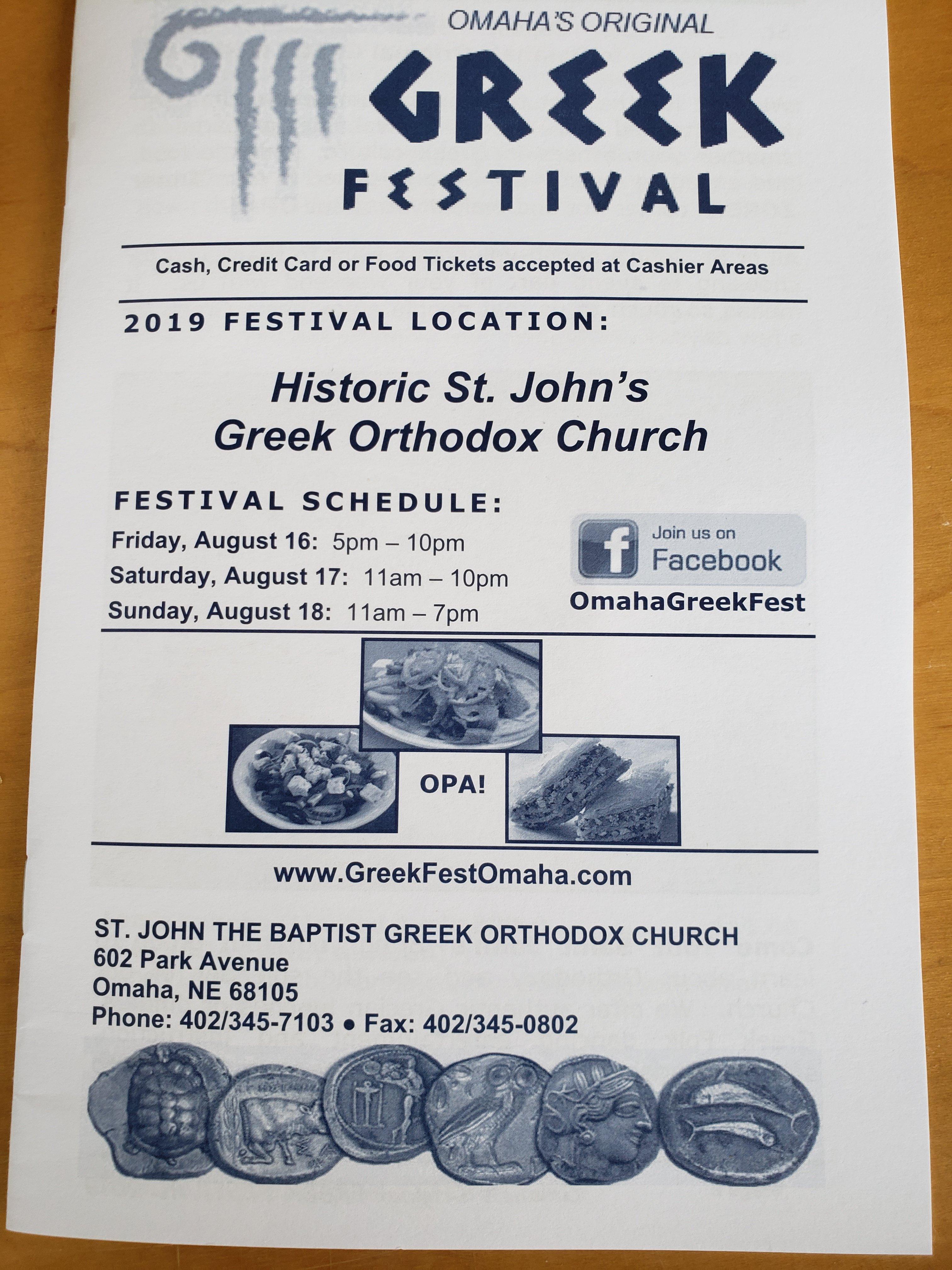 Omaha's Original Greek Festival