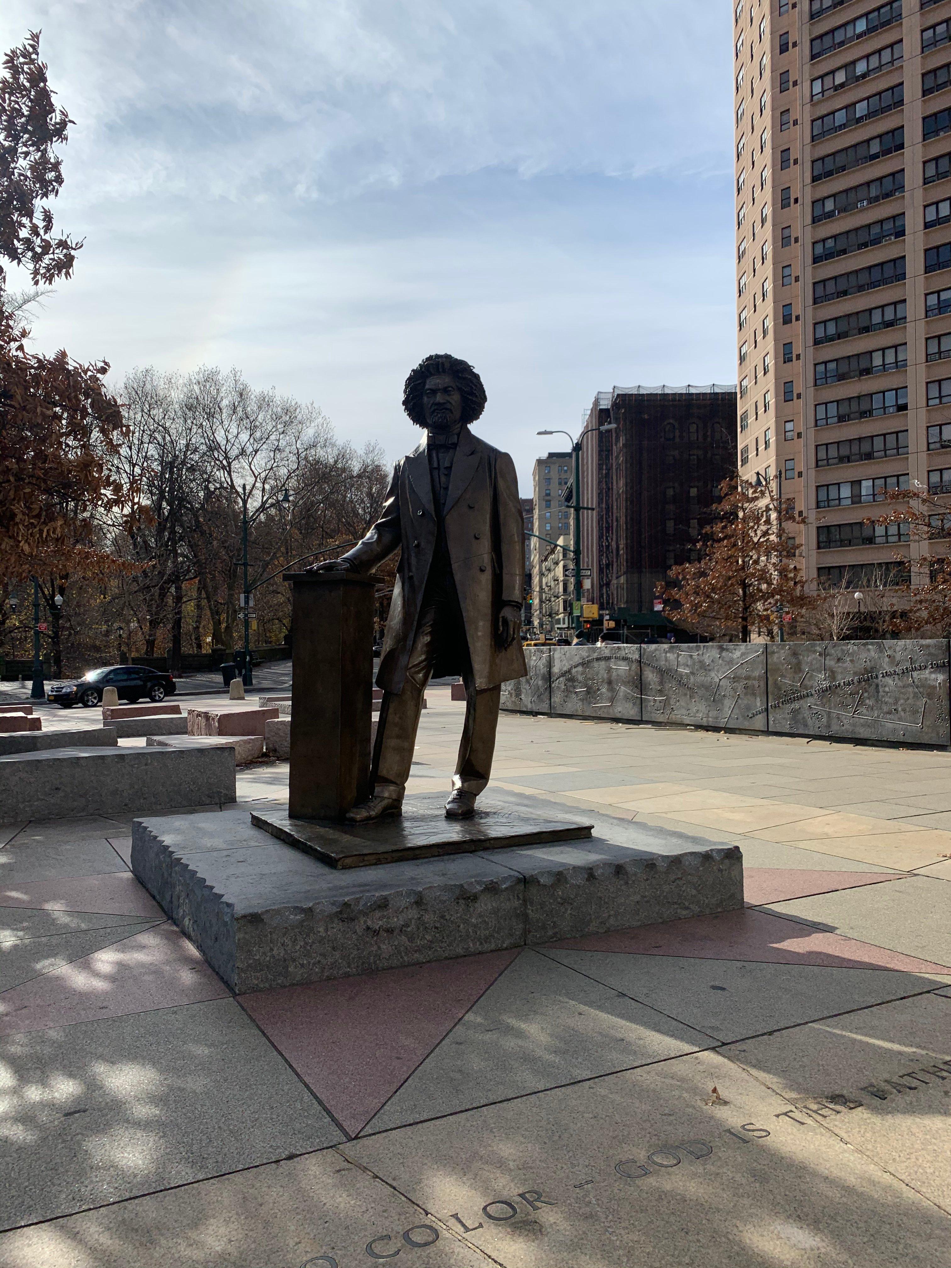 Frederick Douglass Sculpture and Water Wall