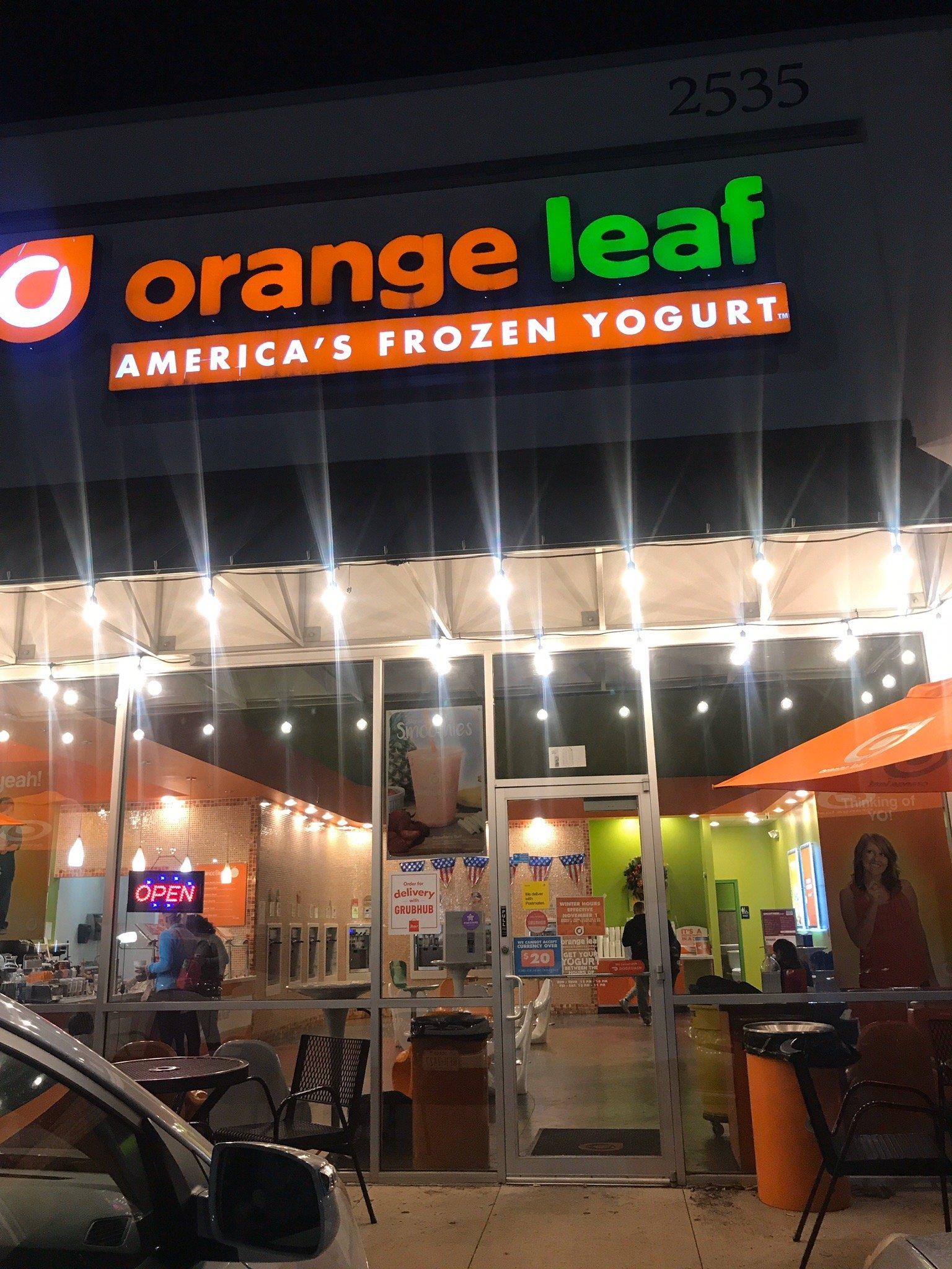 Orange Leaf Frozen Yogurt