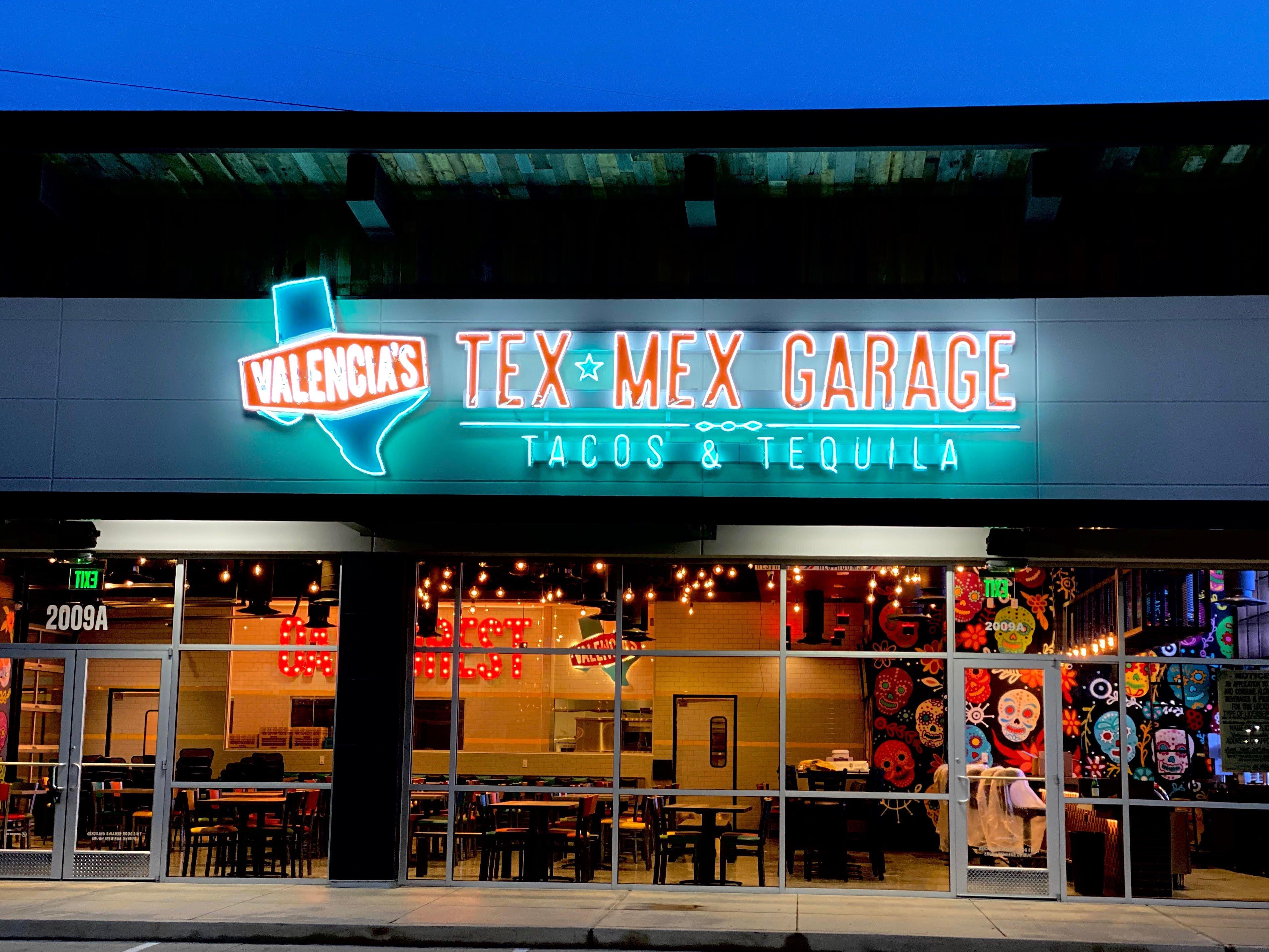 Valencia's Tex-Mex Garage