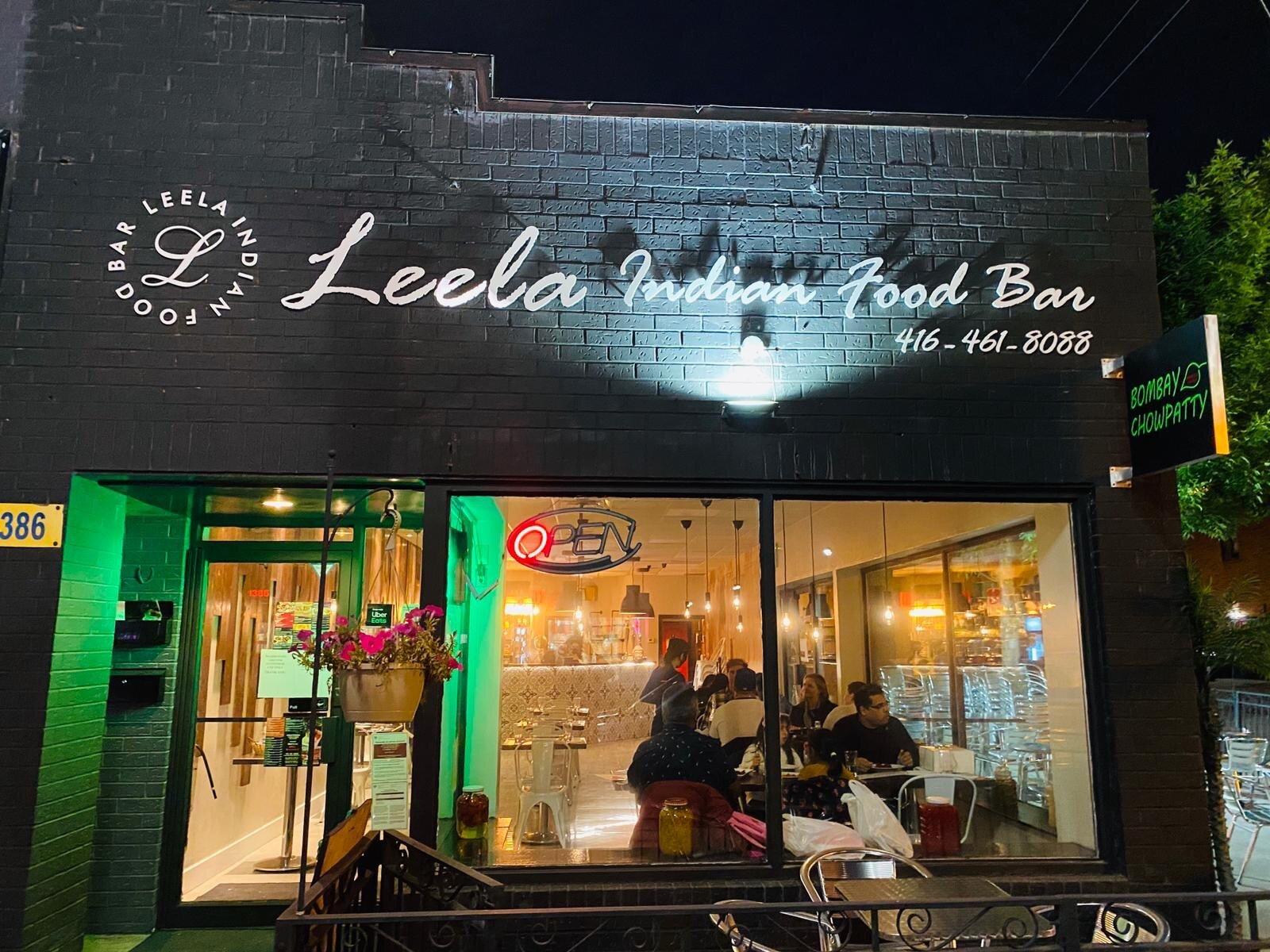 Leela Indian Food Bar Gerrard Street East