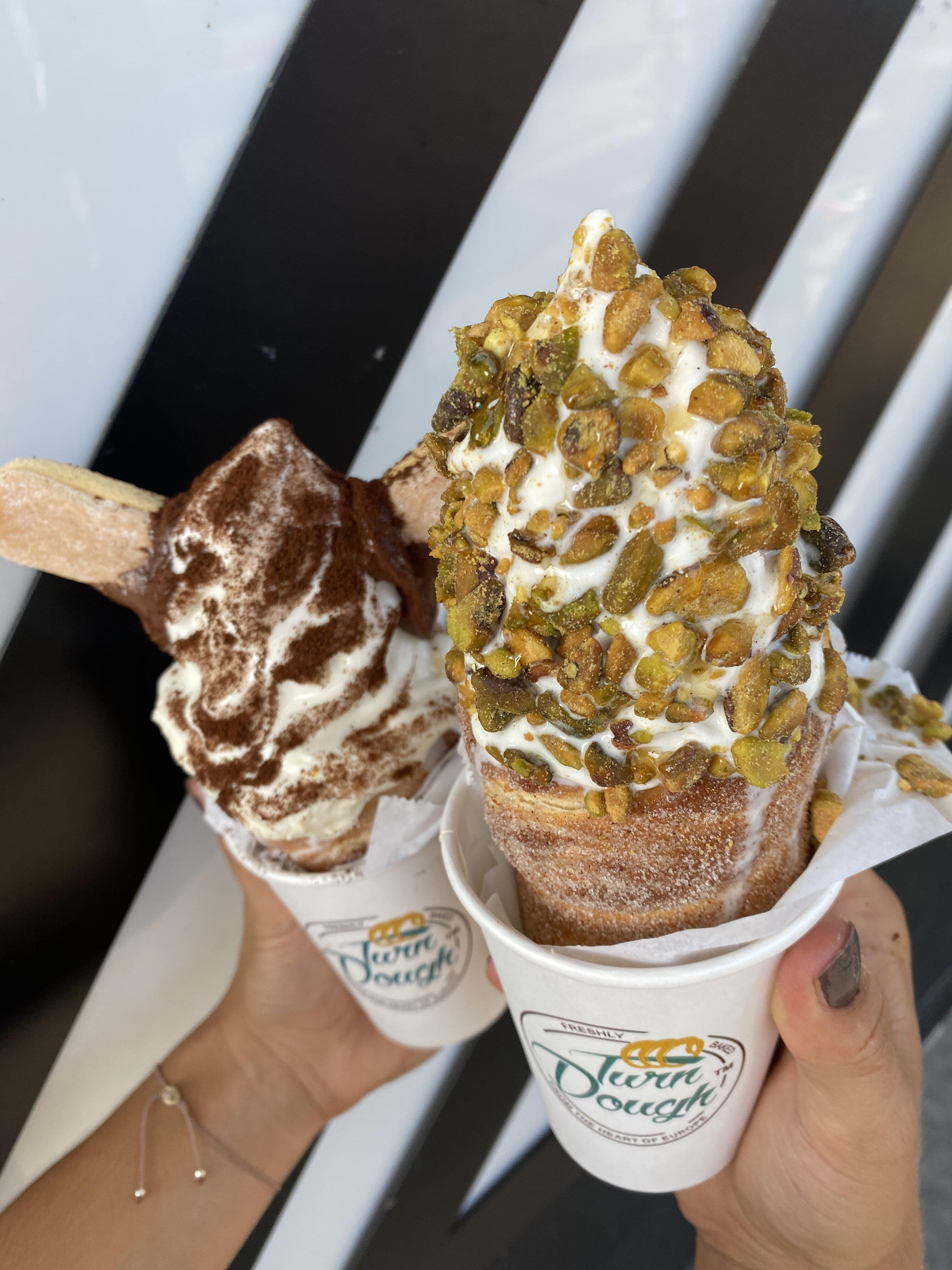 Turn Dough - Ice Cream Shop in Venice, Los Angeles, Soft Serve in Chimney Cakes