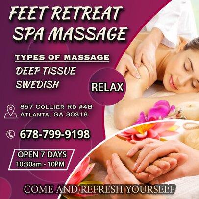 Feet Retreat Spa Massage