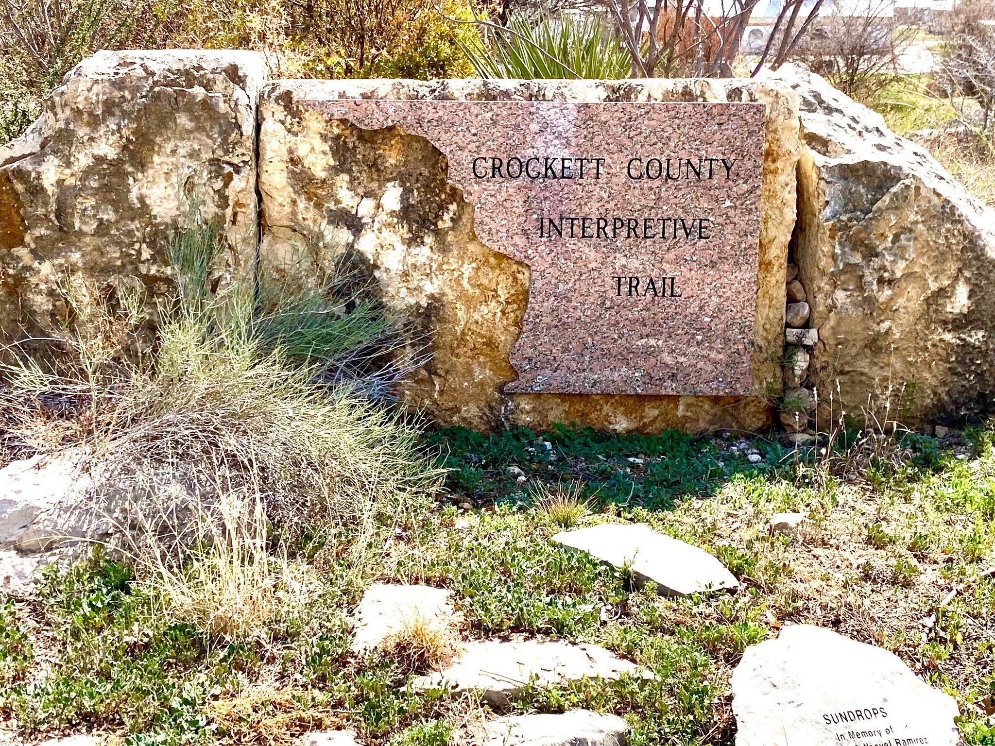 Crockett County Interpretive Trail