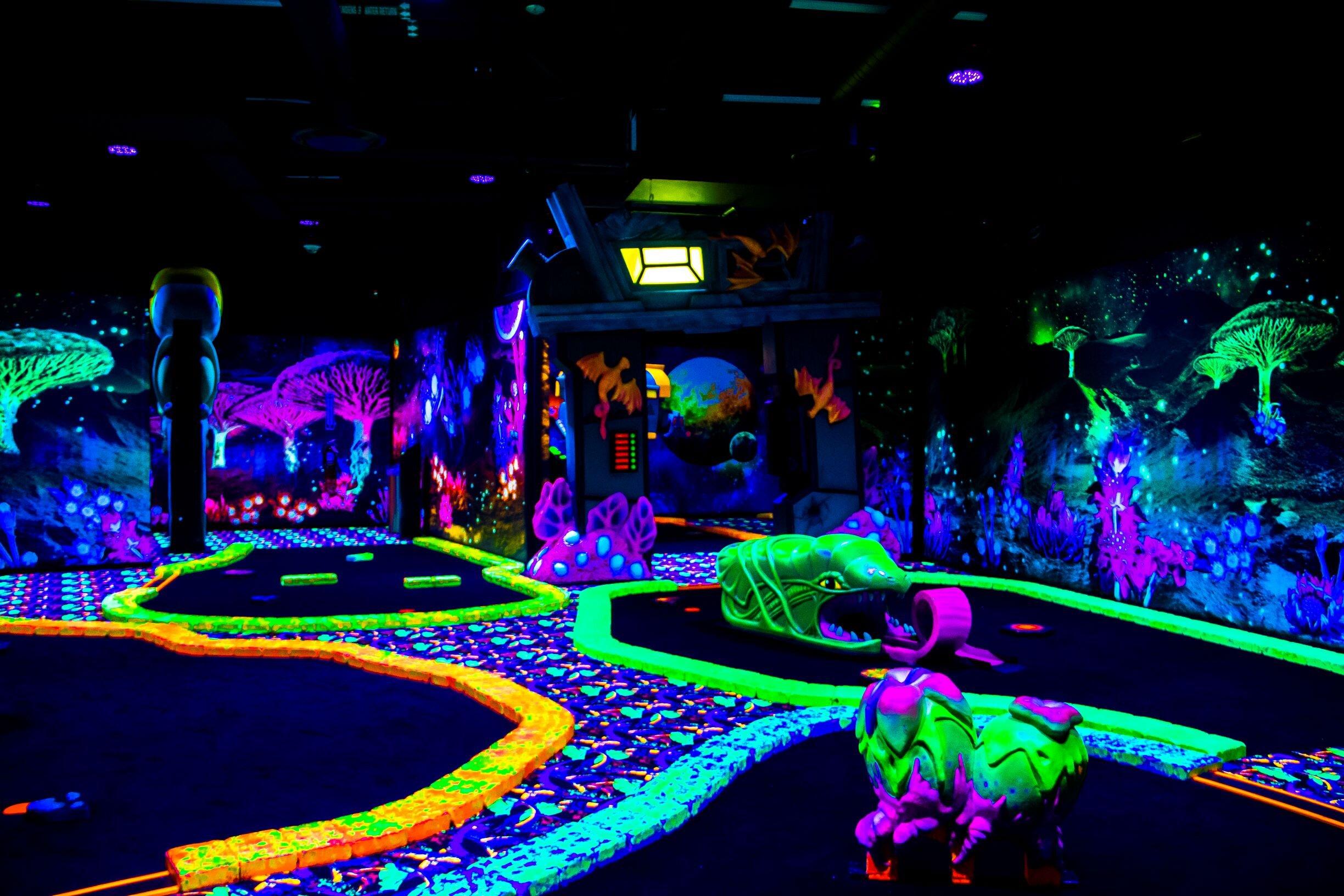 Blacklight Mini Golf