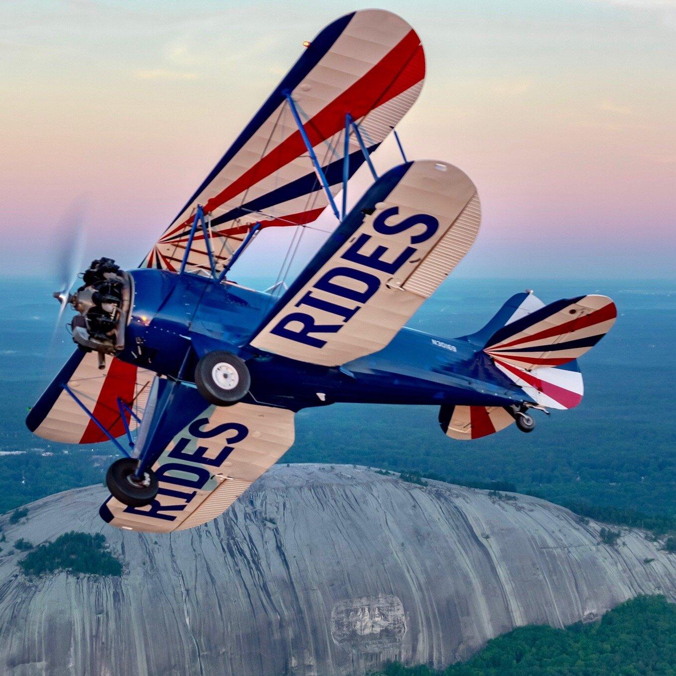 Biplane Rides Over Atlanta