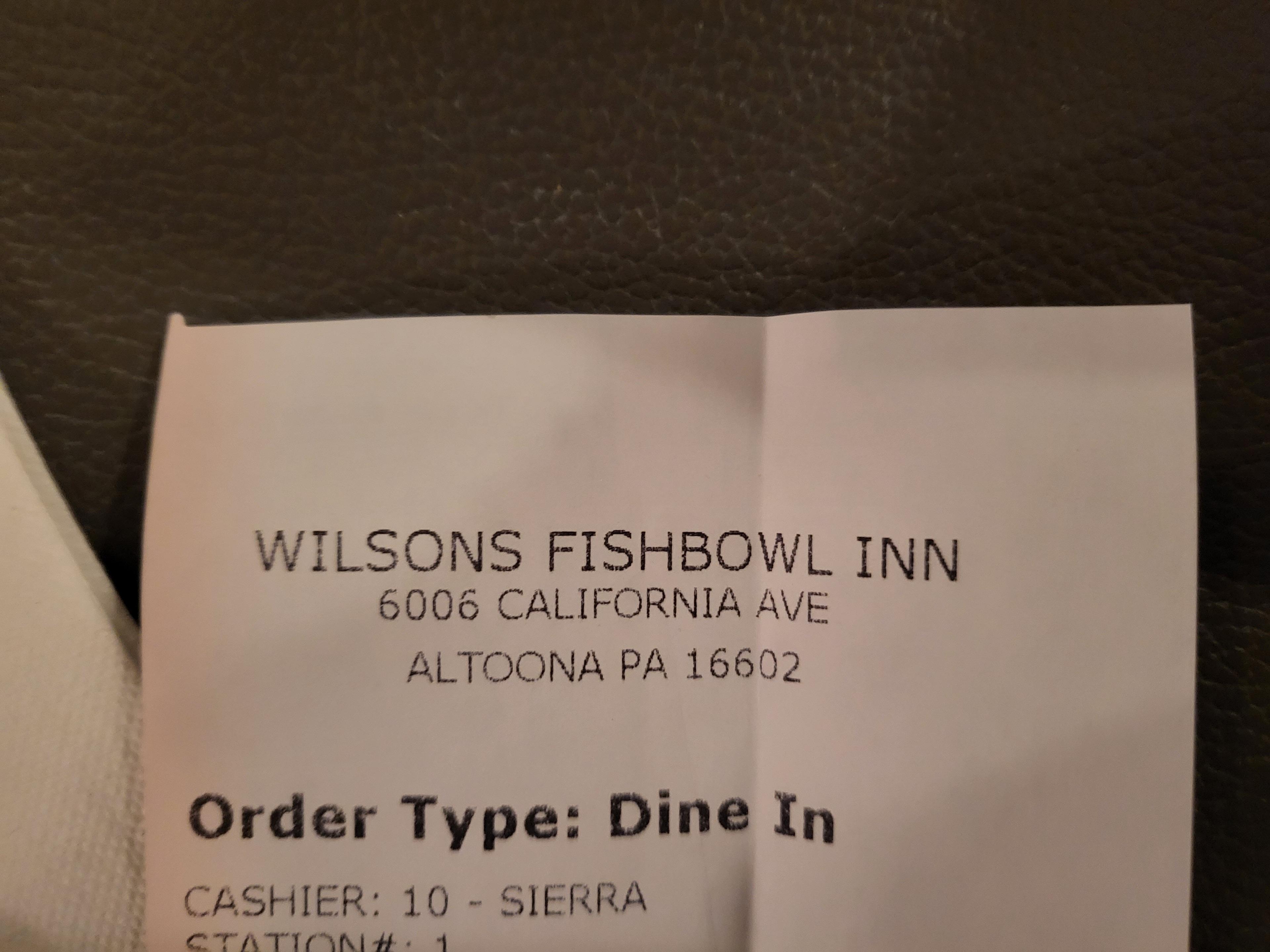 Wilson's Fishbowl Inn