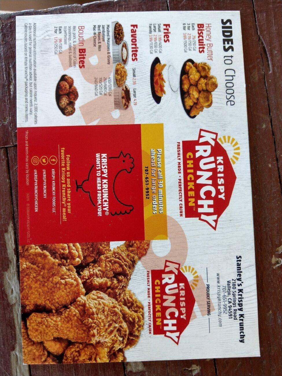 Krispy Krunchy Chicken