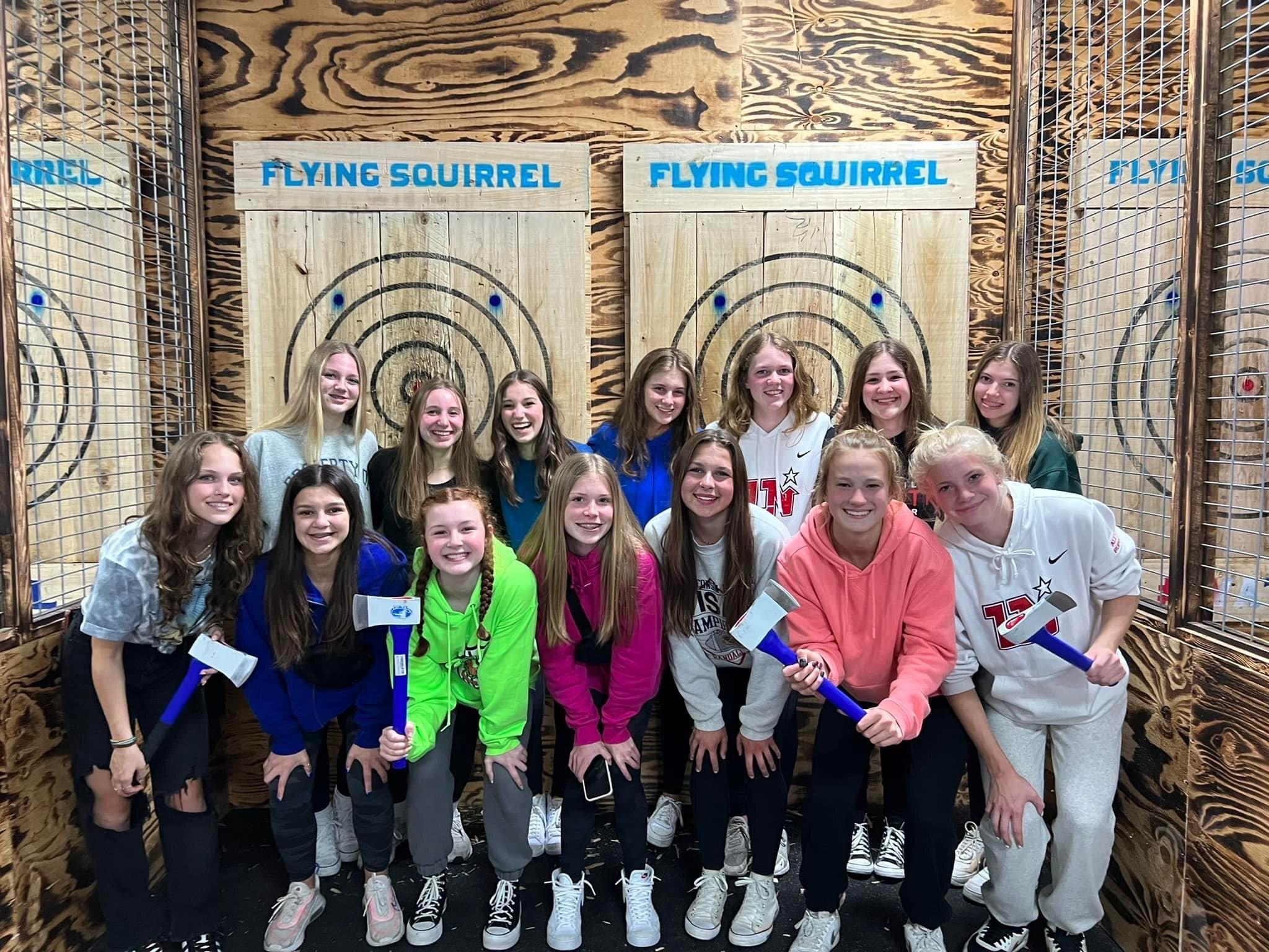 Flying Squirrel Axe Throwing