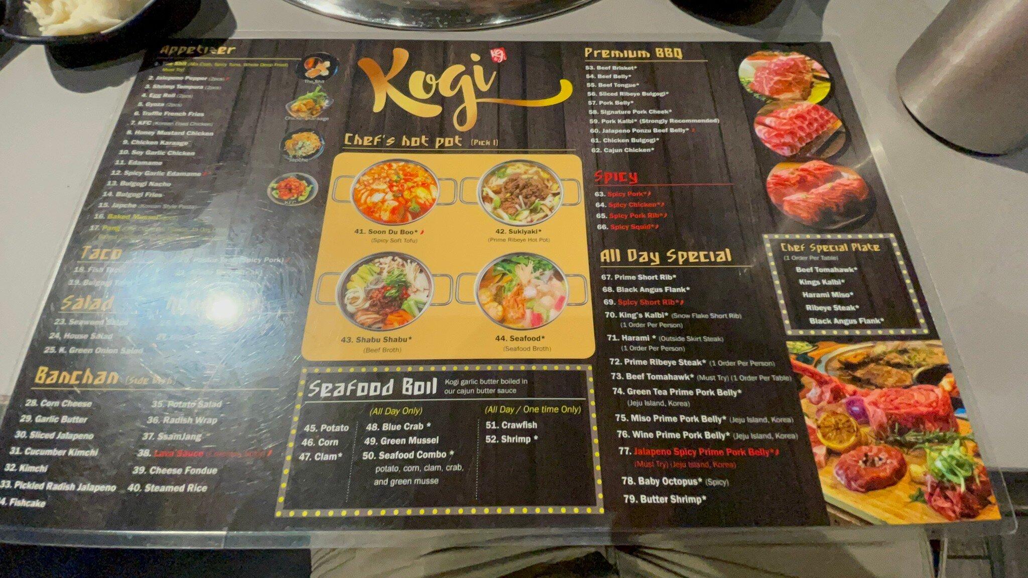 Kogi Korean BBQ & Seafood Hotpot