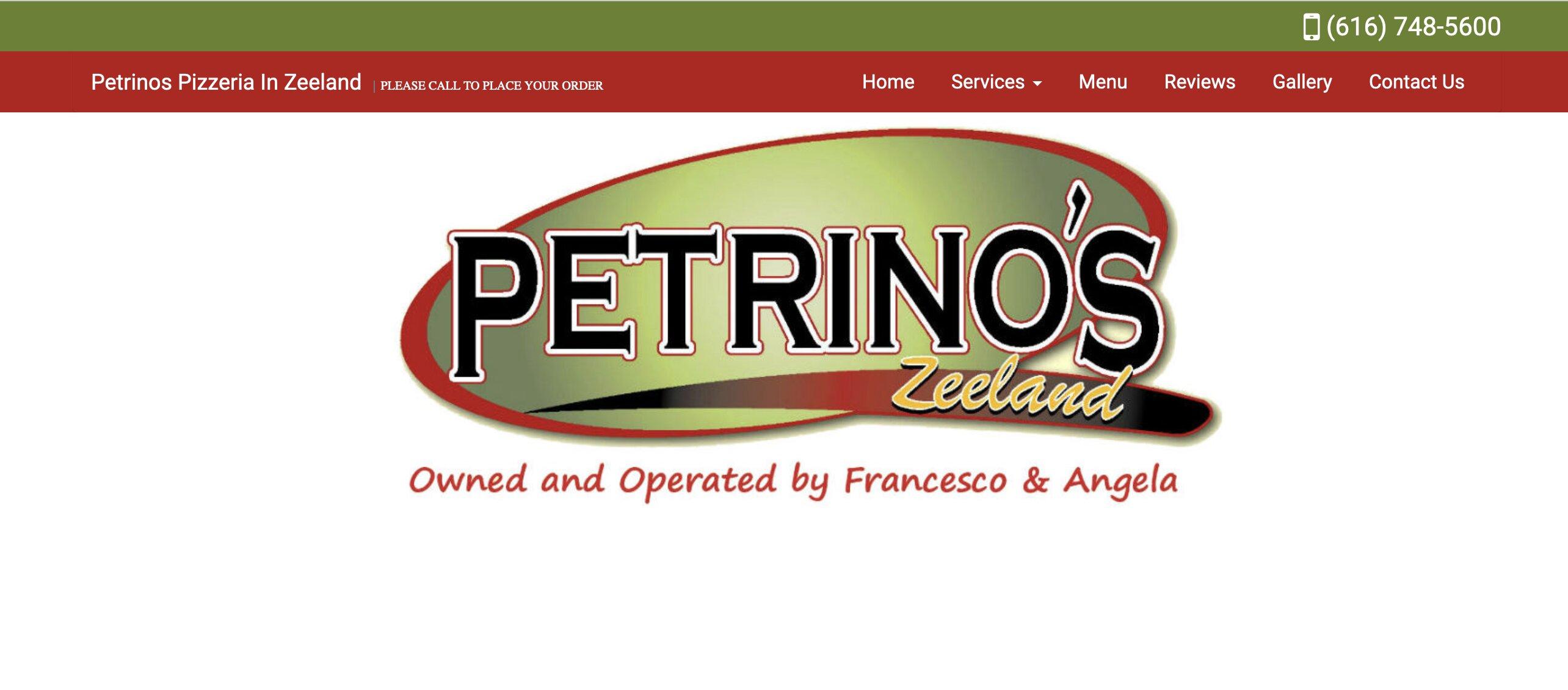 Petrinos Pizzeria In Zeeland