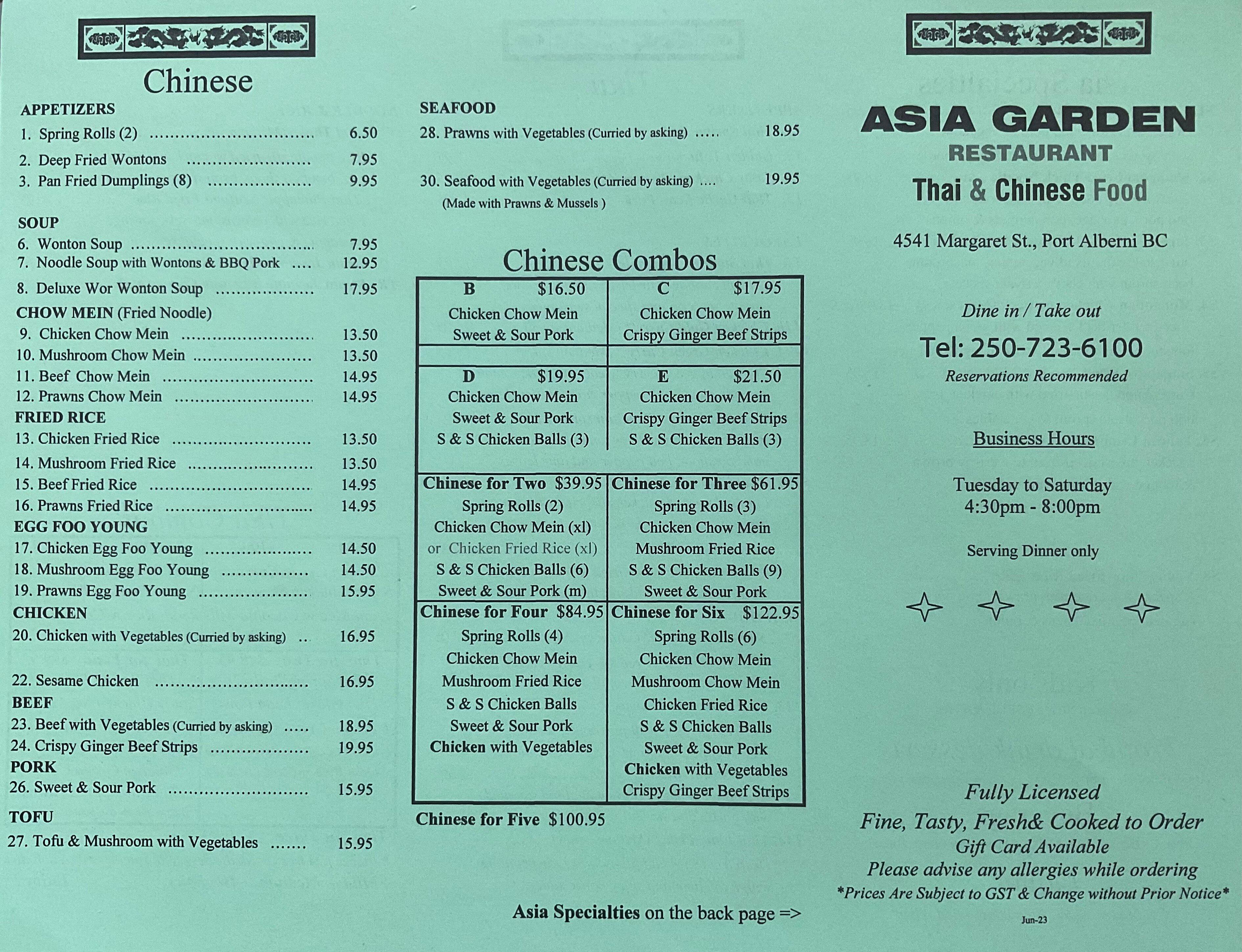 Asia Garden Restaurant