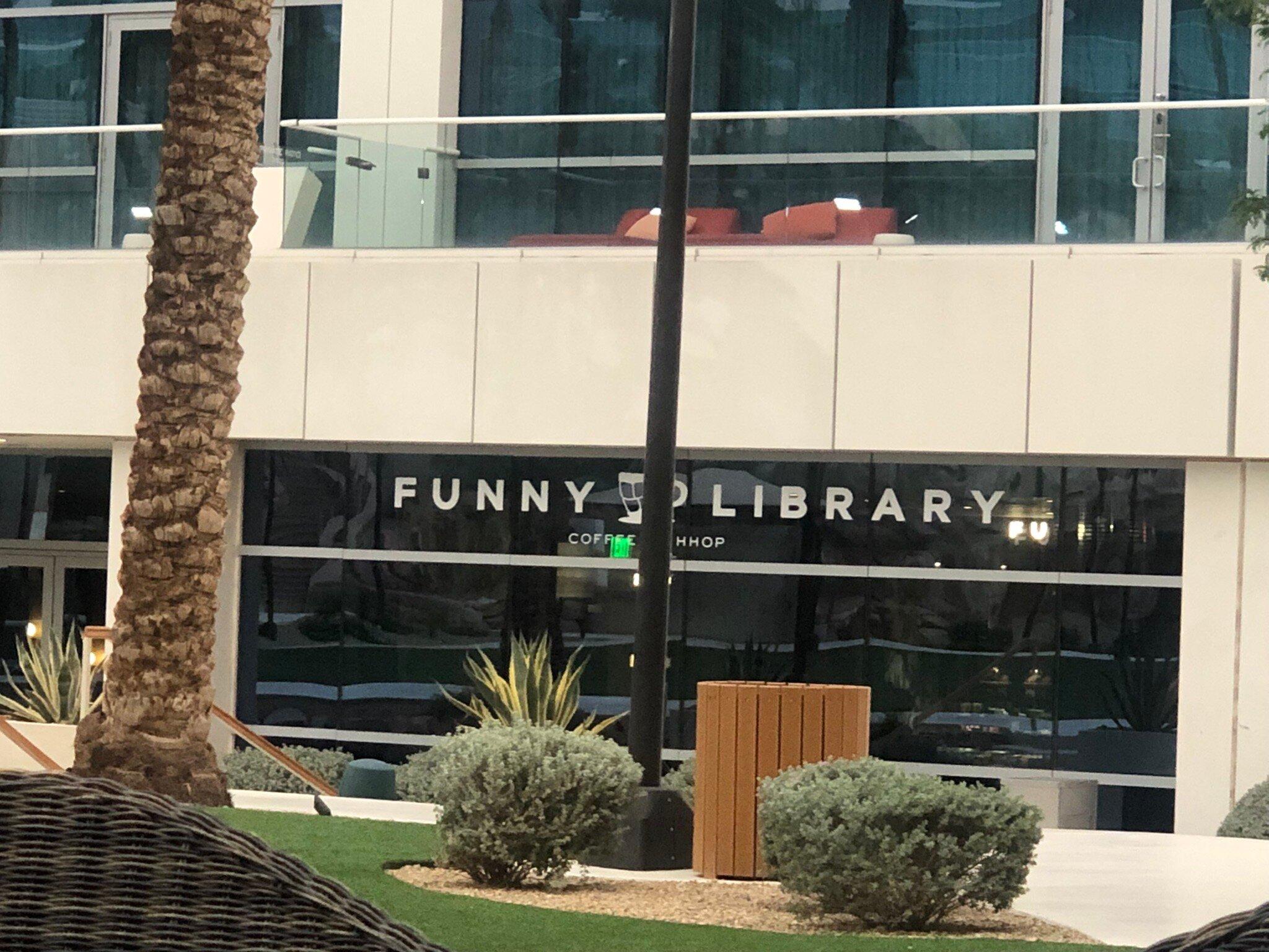 Funny Library Coffee Shop