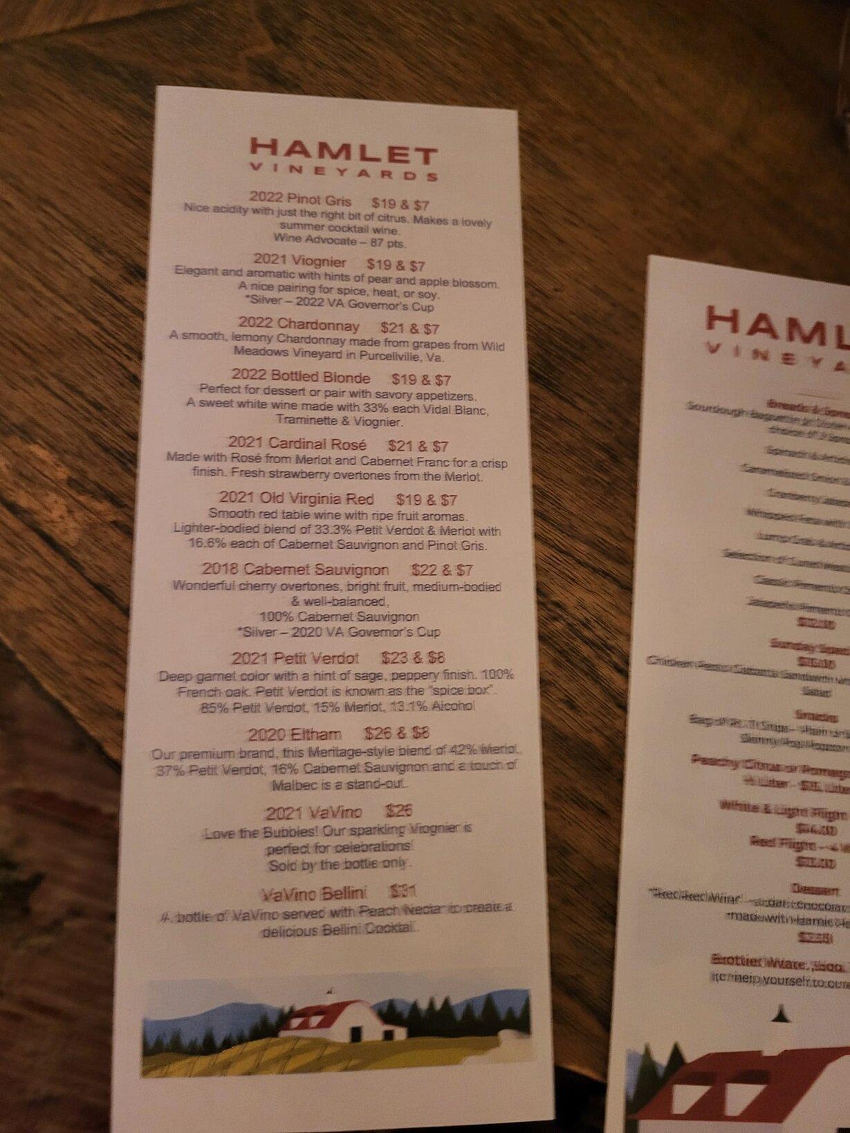 Hamlet Vineyards