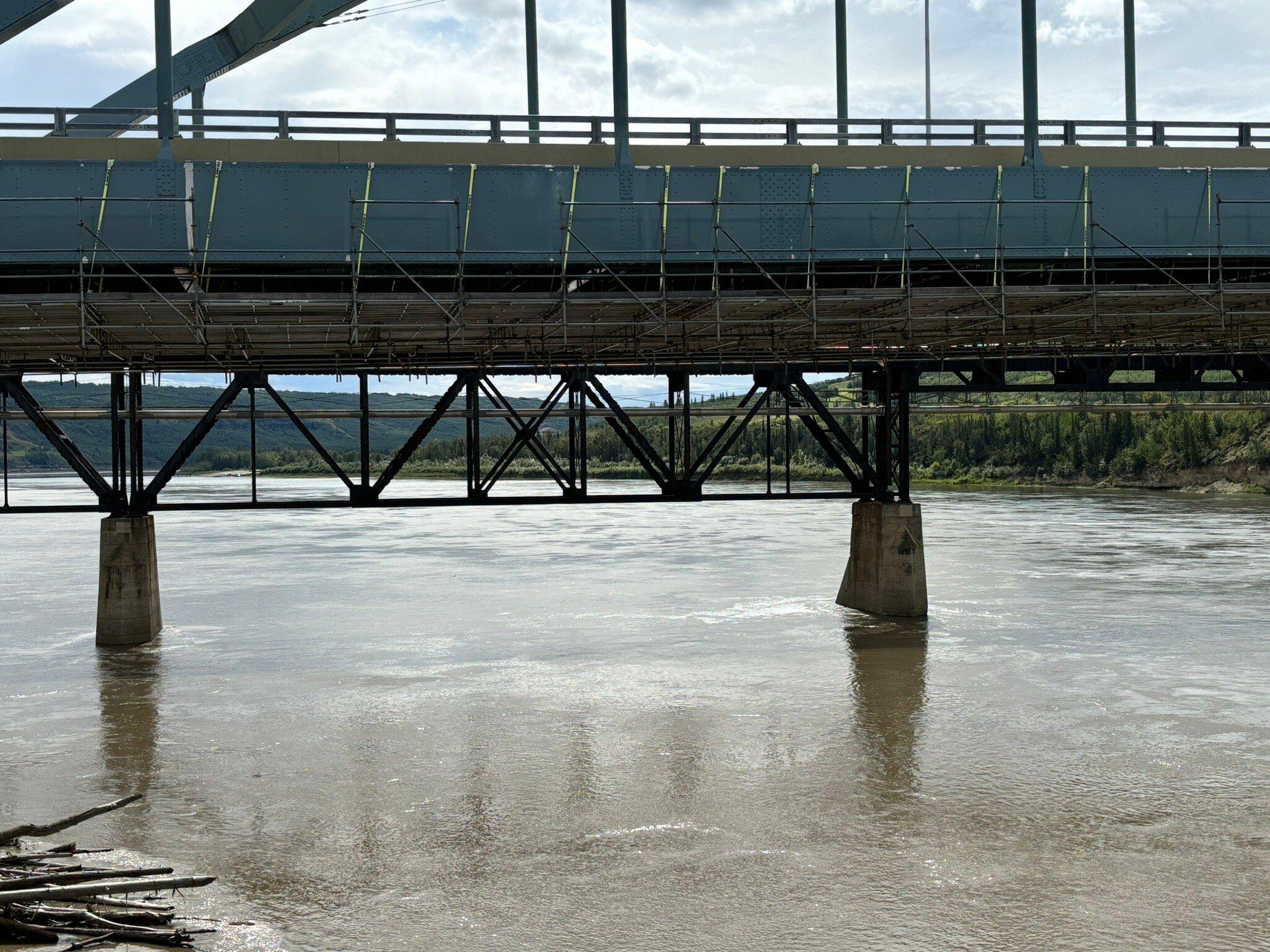 Suspended Under-Bridge Walkway Over Peace River