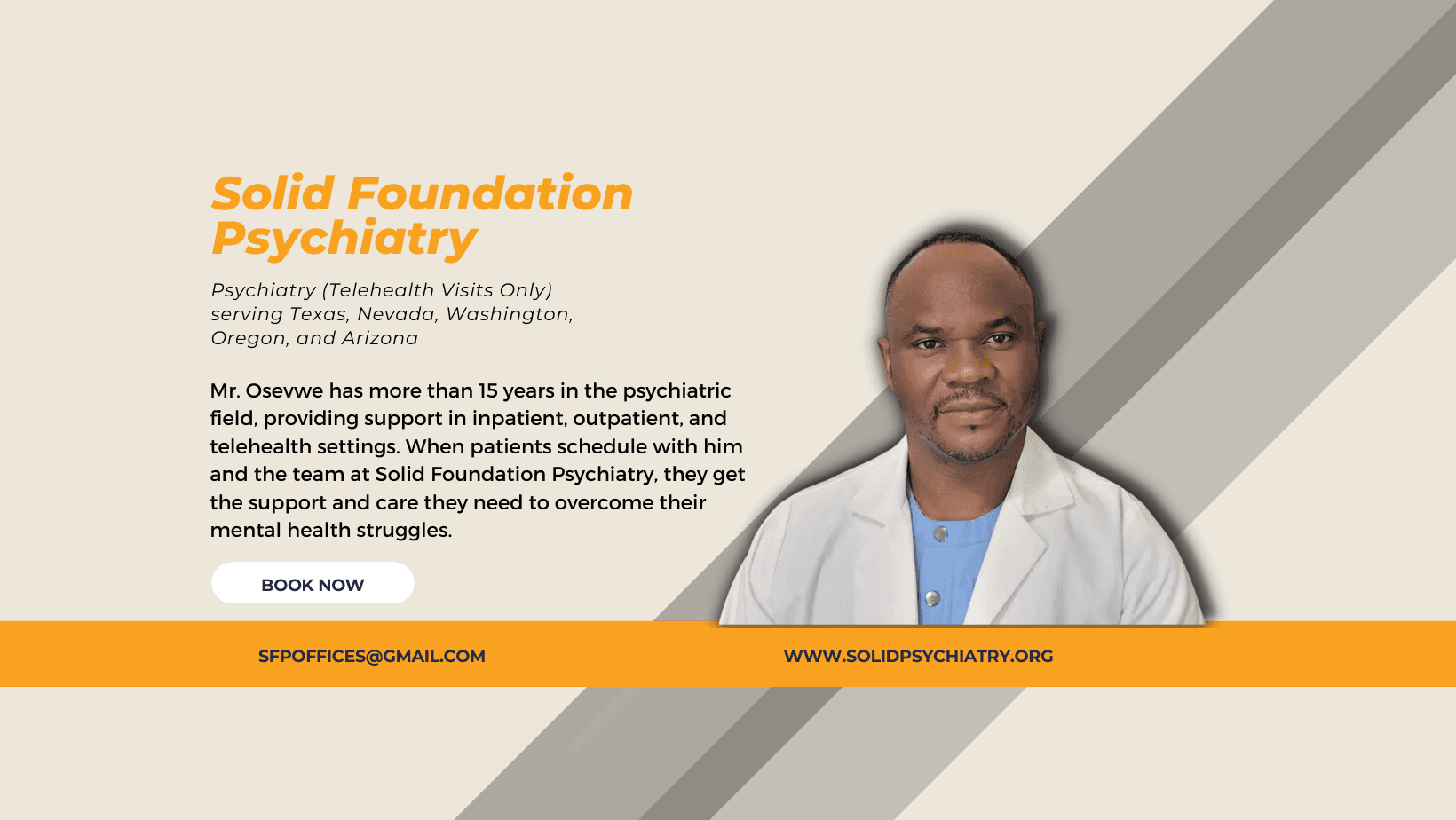 Solid Foundation Psychiatry: Edewor Ben Osevwe, PMHNP-BC