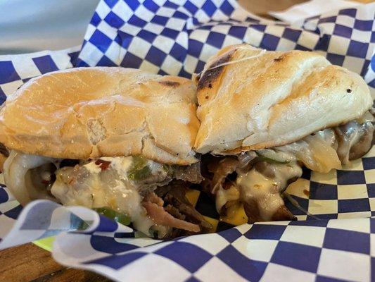 Spicy puna cheese steak