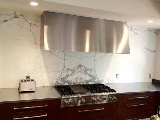 Custom range hood