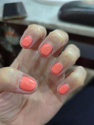 OPI gel Mani by Pia #269/orange you a rockstar