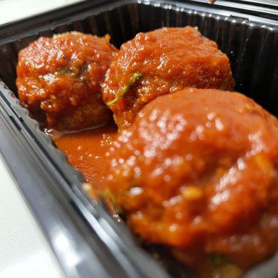 Meatball - classic, homemade, delicious with a good sauce.