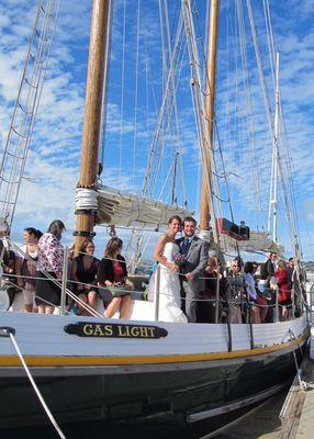 Tie the knot on our Tall Ship Gas Light!