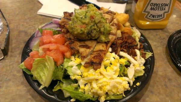 Chicken cobb salad $13.99.  I have no words to describe my sorrow.