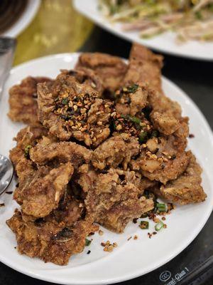 Salt and pepper pork spareribs