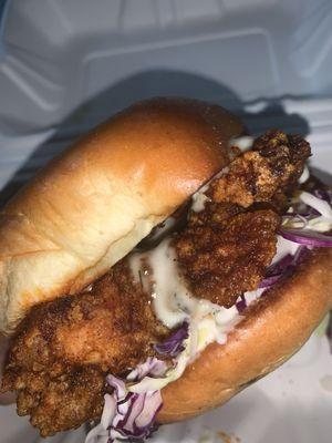 "But Make Me Spicy" Fried Chicken Sandwich