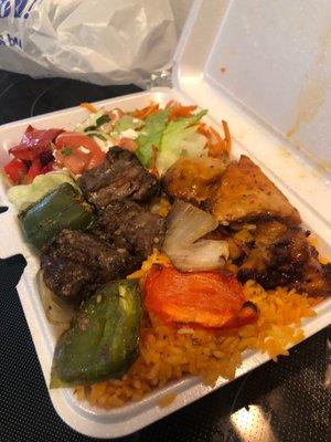 Combo Shish Kebab Plate