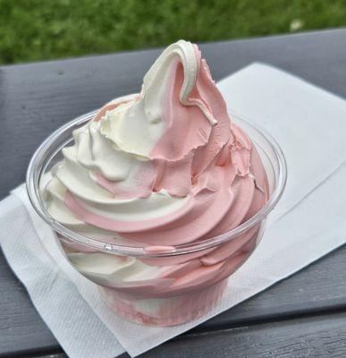 Strawberry-Vanilla Swirl.