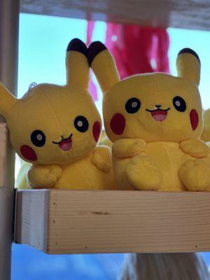 Pikachu plushies