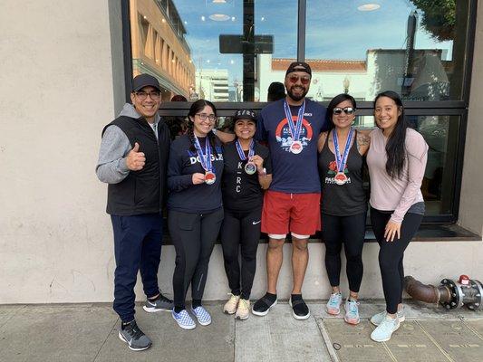 Our Pasadena half marathon finishers