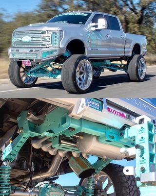 210 Autohaus in San Antonio, Texas with a perfect S6 install and Goliath mount on their Ford F250.